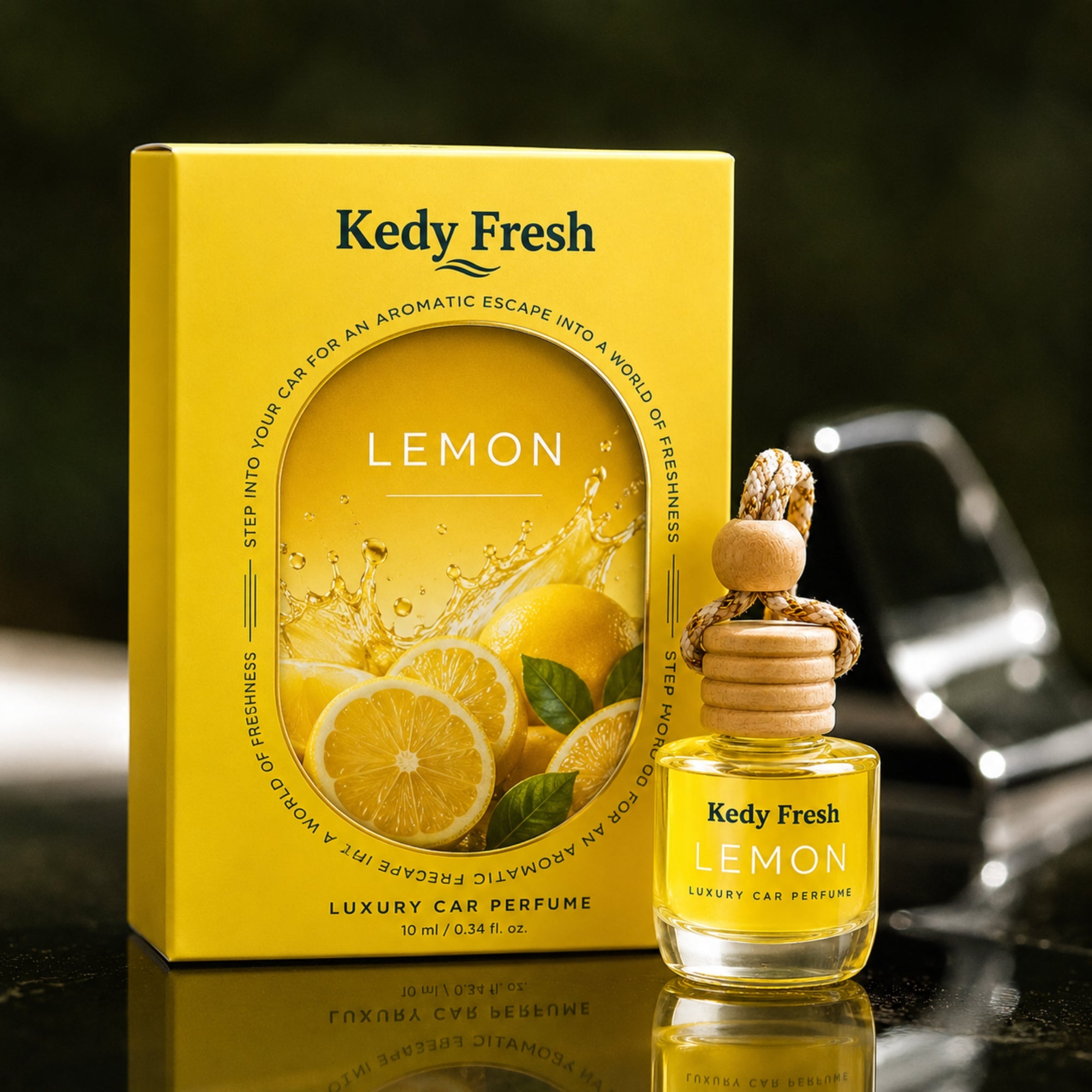Kedy Fresh - Luxury Car Air Freshener (Lemon)