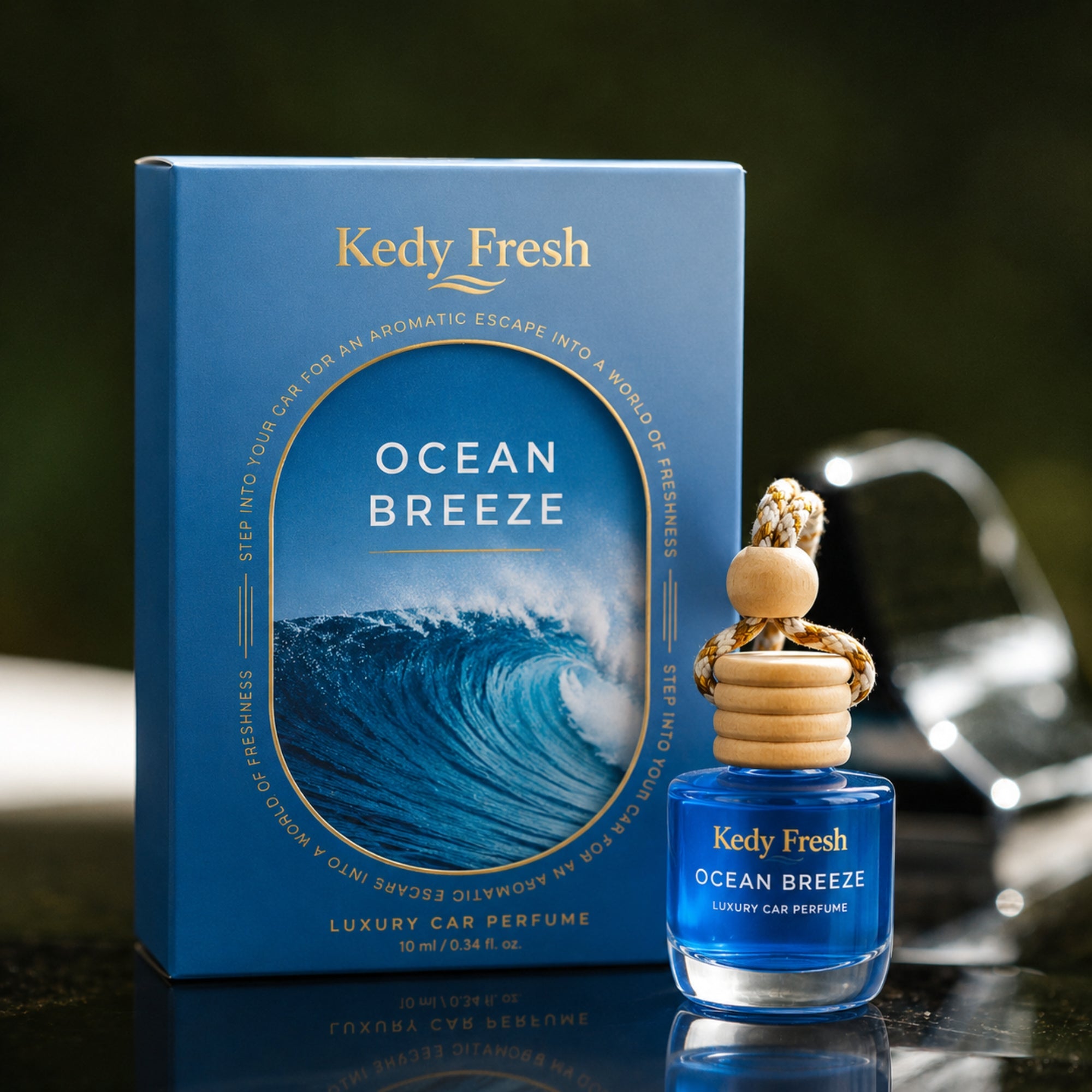 Kedy Fresh - Luxury Car Air Freshener (Ocean)