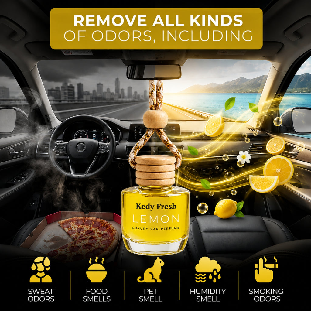 Kedy Fresh - Luxury Car Air Freshener (Lemon)