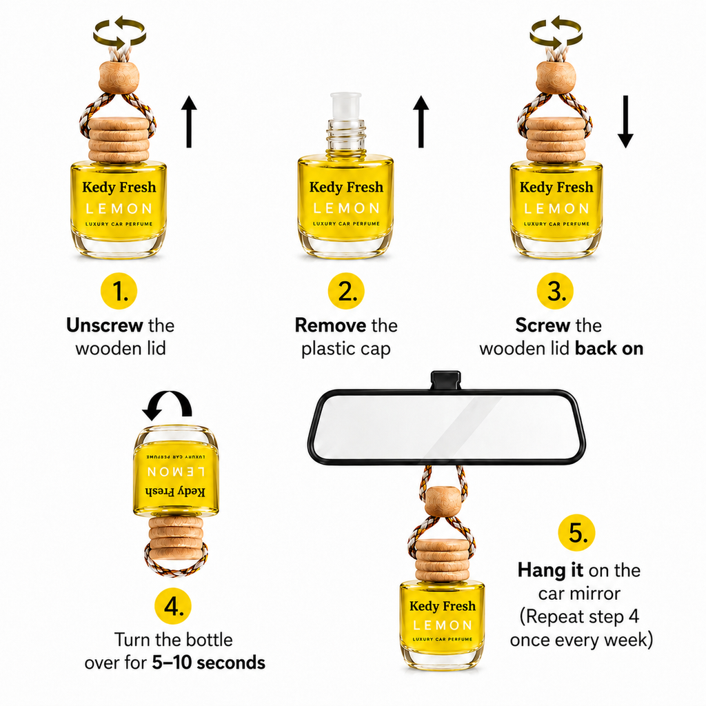 Aurora - Luxury Car Air Freshener (Lemon)